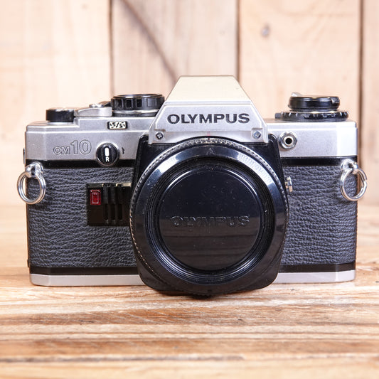 Used Olympus OM-10 Silver 35mm Film Camera Body