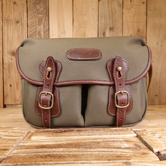 Used Billingham Hadley Small Camera Bag - Sage Fibrenyte Chocolate