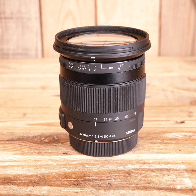 Used Sigma DC 17-70mm F2.8-4 Macro Contemporary OS HSM Lens - Pentax