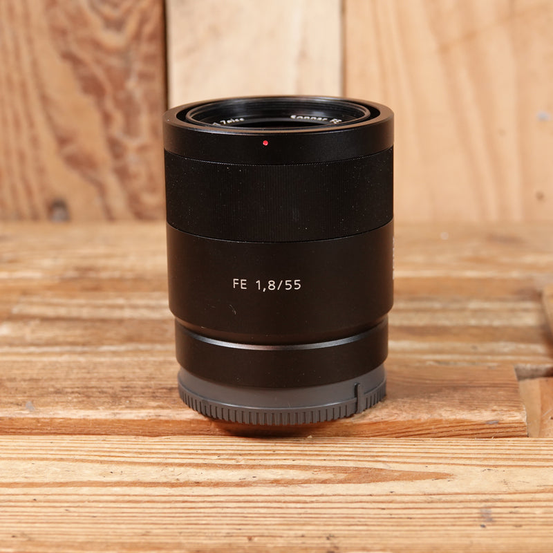 Used Sony FE 55mm f1.8 ZA Carl Zeiss Sonnar T* Lens