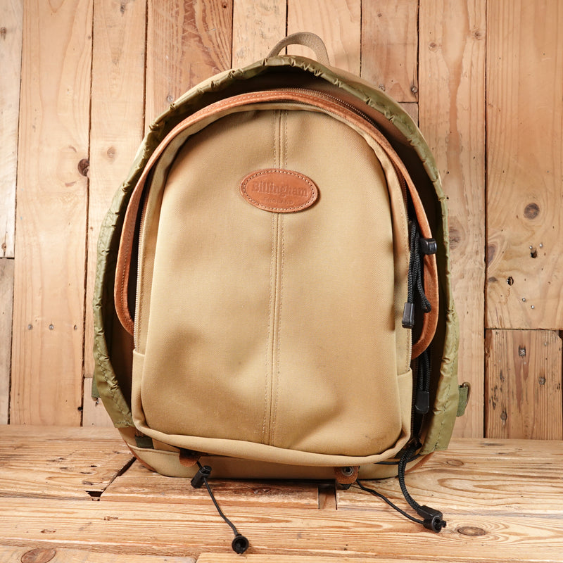 Used Billingham 25 RUCKSACK - KHAKI/TAN