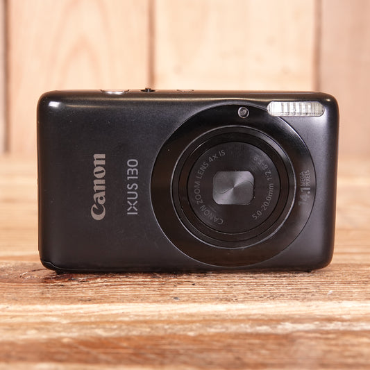 Used Canon Ixus 130 Digital Camera - Black