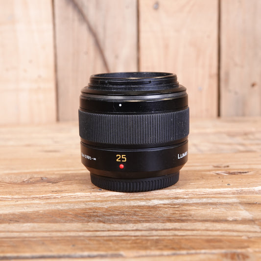 Used Panasonic 25mm F1.4 Summilux Asph Lens Micro Four Thirds