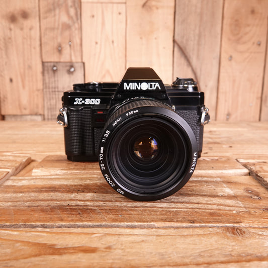 Used Minolta X-300 35mm Film Camera with 35-70mm F3.5 Lens