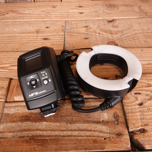Used Nissin MF18 Macro Flash for Canon