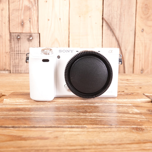 Used Sony A6000 White Camera Body