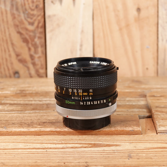 Used Canon FD 50mm F1.4 SSC Lens