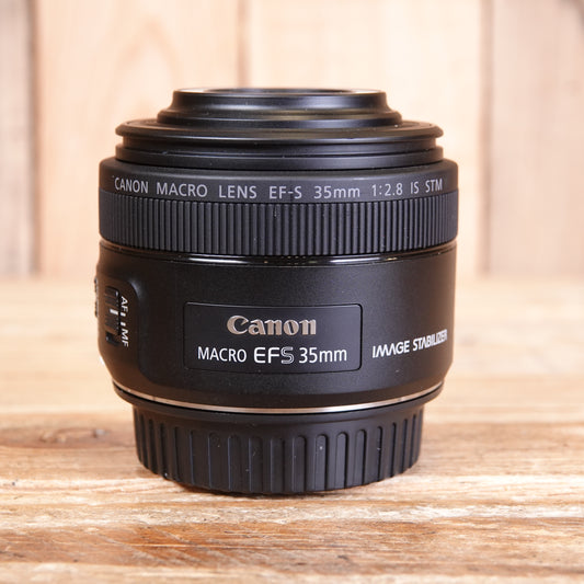 Used Canon EF-S 35mm F2.8 Macro IS STM Lens