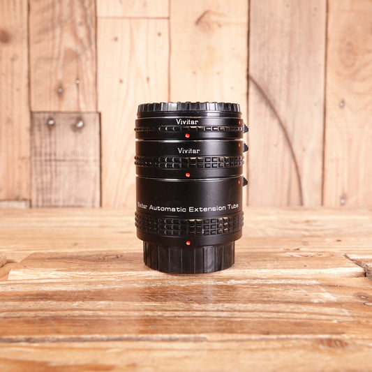 Used Vivitar Automatic Extension Tube Set 12 20 36  for Pentax PK Cameras
