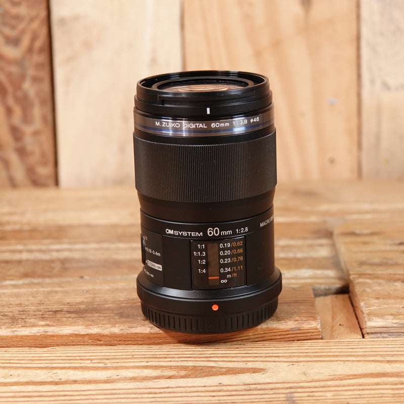 Used OM M.Zuiko 60mm F2.8 Macro Lens Micro Four Thirds