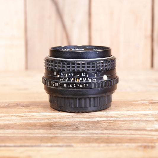 Used Pentax SMC Pentax-M 50mm F1.7 Lens