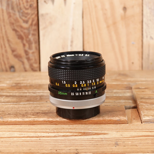 Used Canon FD 35mm F3.5 S.C Lens