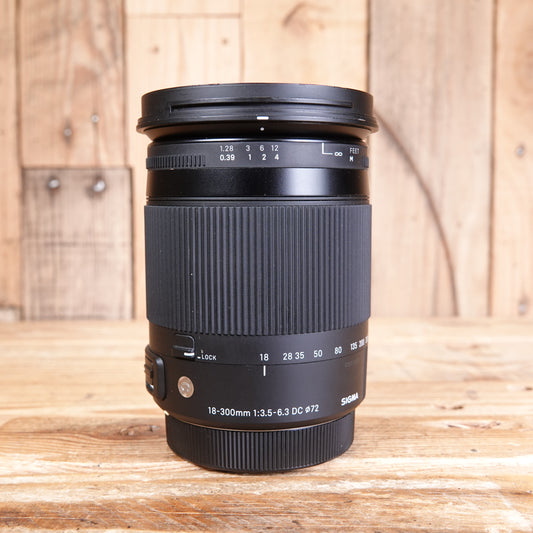 Used Sigma AF 18-300mm F3.5-6.3 Contemporary OS Lens - Canon Fit