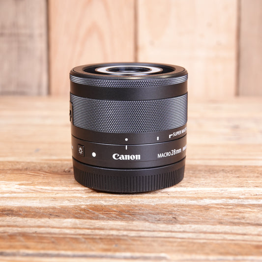 Used Canon EF-M 28mm F3.5 Macro IS STM Lens
