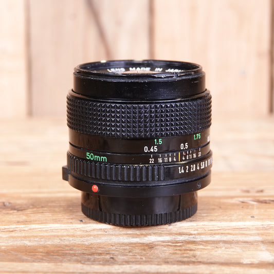 Used Canon FD 50mm F1.4 Lens