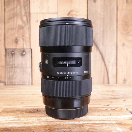 Used Sigma AF 18-35mm F1.8 DC Art Lens - Canon Fit