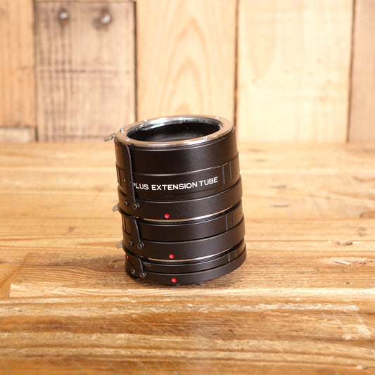Used Triplus Auto Extension Tube Set for Nikon Ai - 12mm, 20mm and 36mm