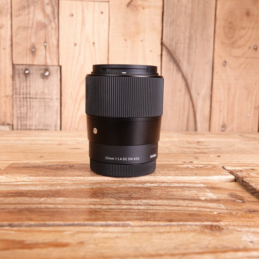 Used Sigma 23mm DC DN F1.4 Lens sony e