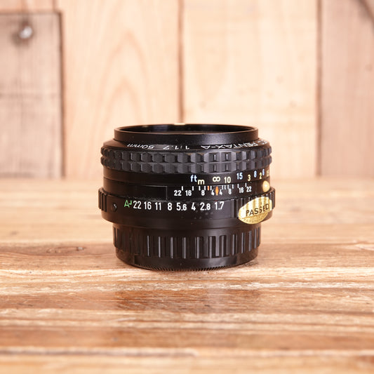 Used Pentax SMC Pentax-A 50mm F1.7 Lens
