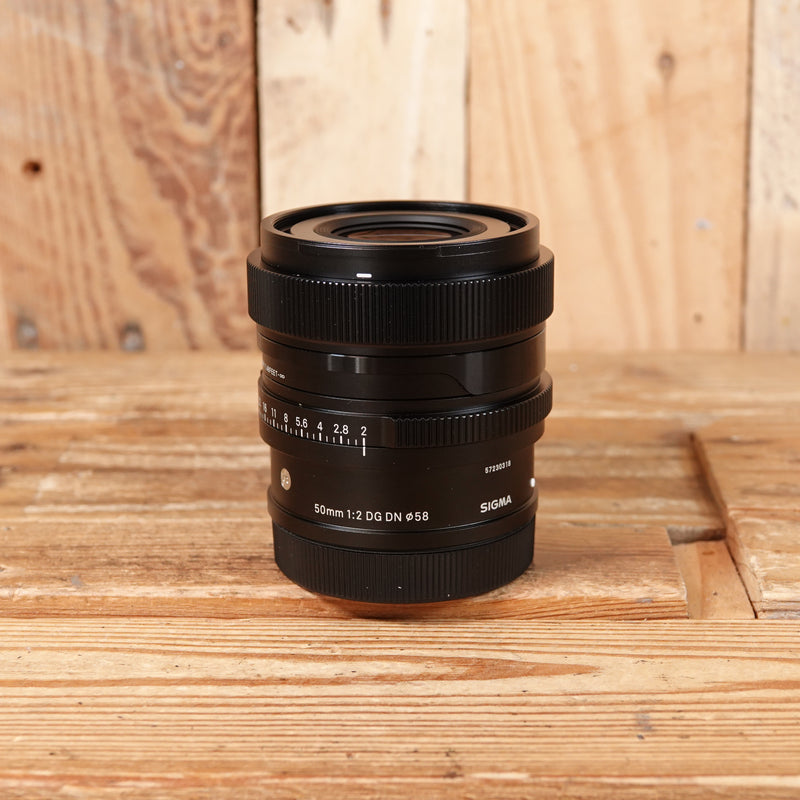 Used Sigma 50mm F2 DG DN Contemporary Lens L Mount