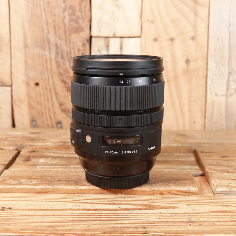 Used Sigma AF 24-70mm F2.8 DG OS HSM ART Lens - Canon Fit