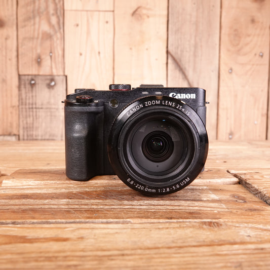 Used Canon PowerShot G3X Black Digital Camera