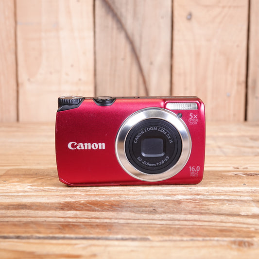 Used Canon Powershot A3300 Red Camera