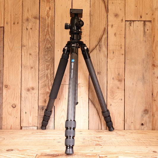 Used Kenro KENTR501C Pro Heavy Duty  Carbon Fibre Tripod with Ball Head