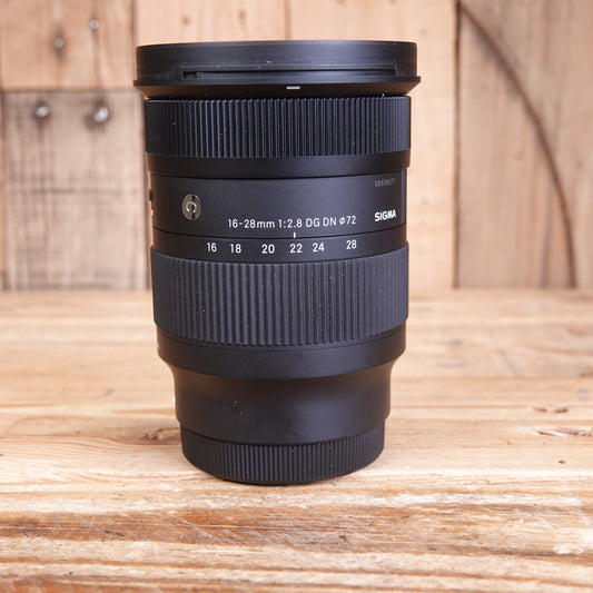Used Sigma 16-28mm F2.8 DG DN Lens - E mount