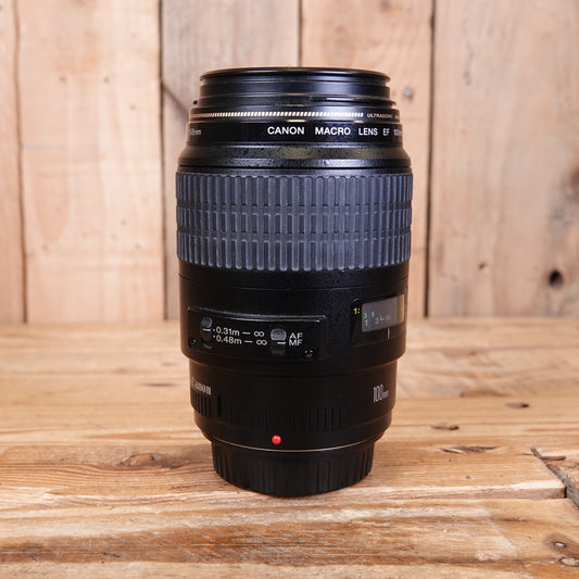 Used Canon EF 100mm F2.8 USM Macro Lens