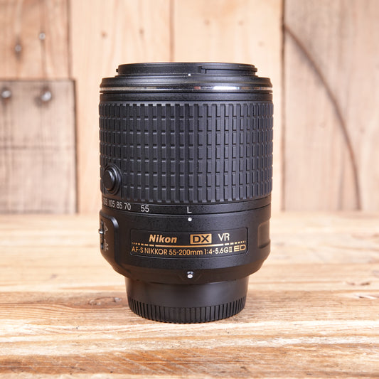 Used Nikon AF-S 55-200mm F4-5.6 G II ED DX VR Lens