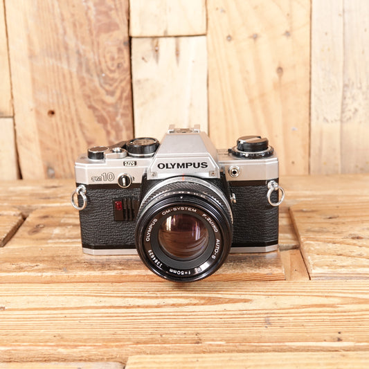 Used Olympus OM10 35mm Film Camera with 50mm f1.8 Lens