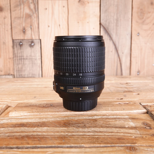 Used Nikon AF-S 18-105mm F3.5-5.6 VR G ED DX Lens