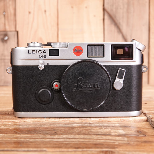 Used Leica M6 Silver .72 Rangefinder Camera Body 10414 - Chrome Traveller Edition