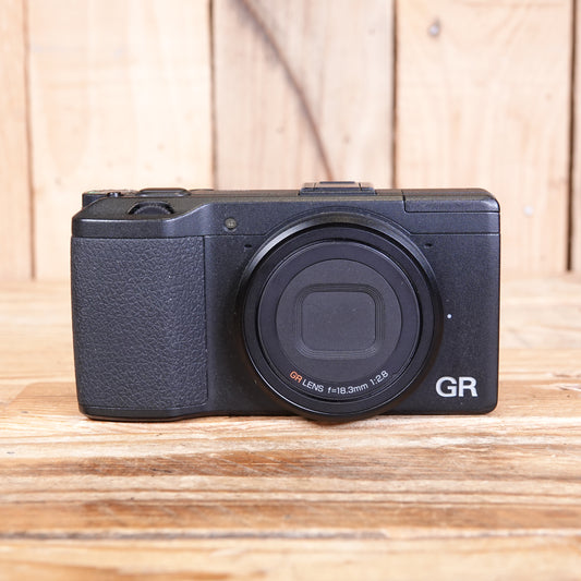 Used Ricoh GR Black Digital Compact Camera