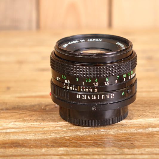 Used Canon FD 50mm F1.8 Lens