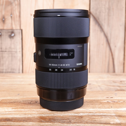 Used Sigma AF 18-35mm F1.8 DC Art Lens - Canon Fit