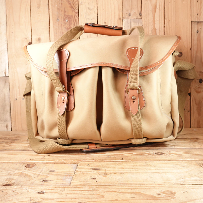 Used Billingham 445 Khaki and Tan Shoulder Camera Bag