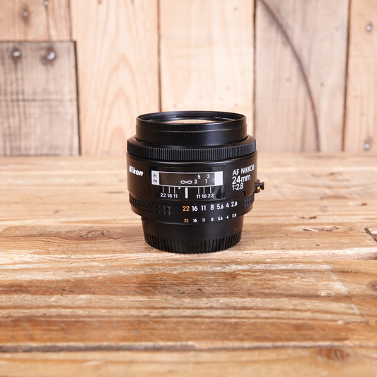 Used Nikon AF 24mm F2.8D Lens