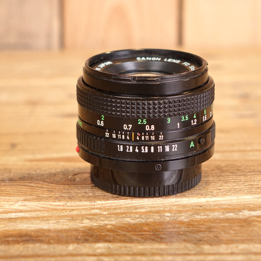 Used Canon FD 50mm F1.8 Lens