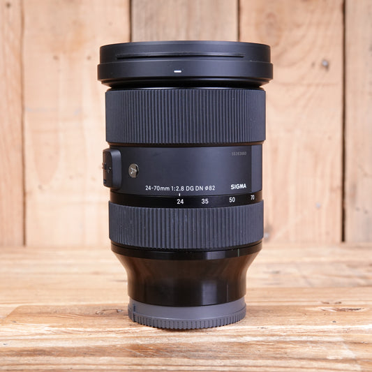 Used Sigma 24-70mm DG DN F2.8 Art Lens - Sony FE