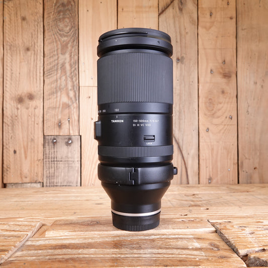 Used Tamron 150-500MM F5-6.7 Di III VC VXD Lens for Sony FE mount