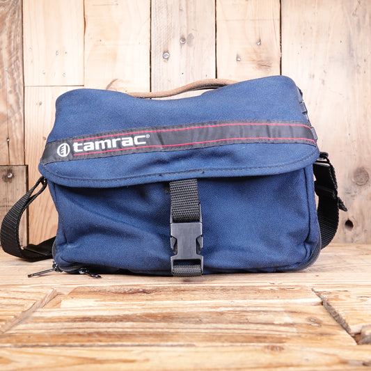 Used Tamrac Vintage 603 Super Pro Navy Camera Bag