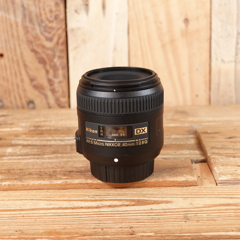 Used Nikon AF-S Micro 40mm F2.8 G Lens
