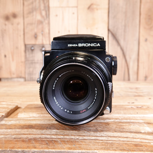 Used Bronica ETR Medium Format Camera with 75mm F2.8 Lens