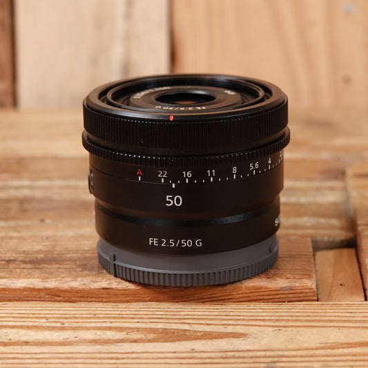 Used Sony FE 50mm f2.5 G Lens