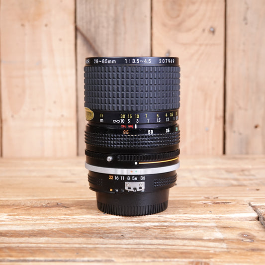 Used Nikon Zoom Nikkor 28-85mm F3.5-4.5 AIS Lens