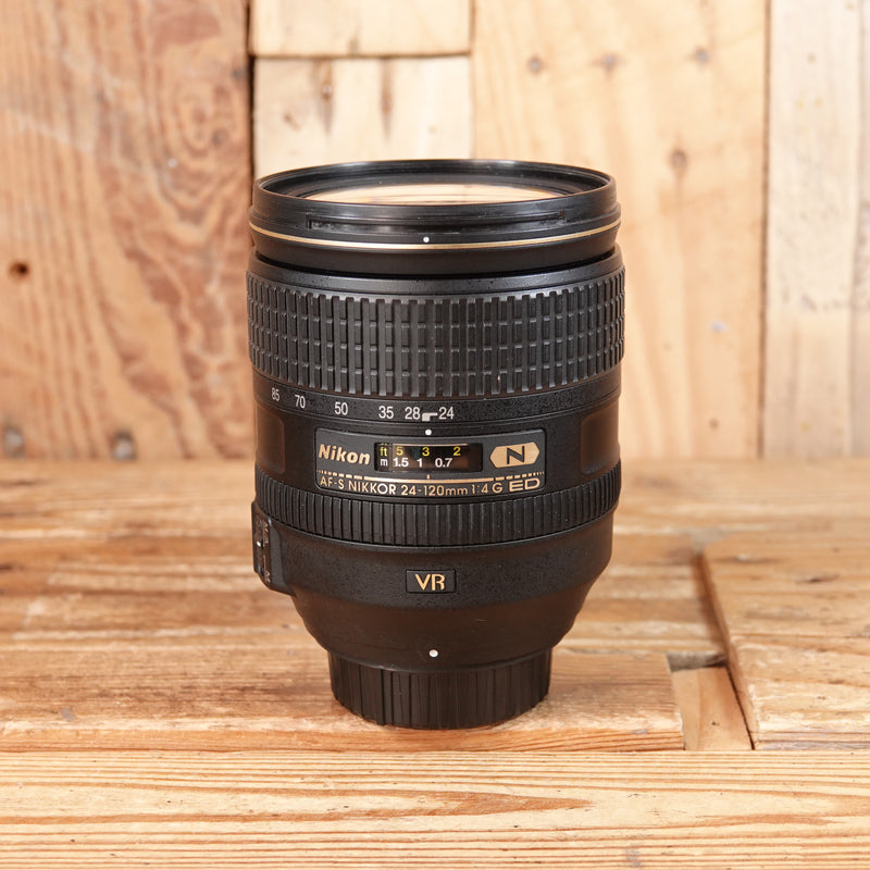 Used Nikon AF-S 24-120mm F4 G ED VR Lens