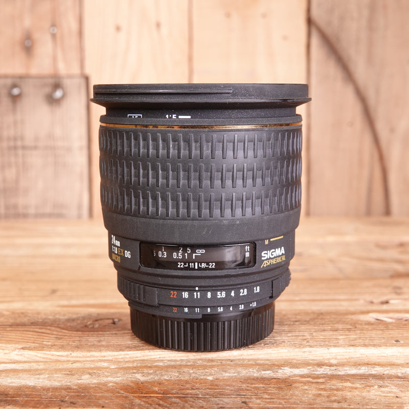 Used Sigma 24mm f1.8 EX DG Macro Lens - Nikon Fit