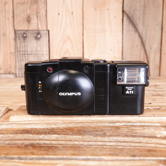 Used Olympus XA2 35mm Compact Camera with A11 Flash